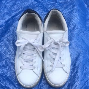 Nine West white leather